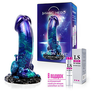 ФАЛЛОИМИТАТОР L 19 см D 4.5 см, СИЛИКОН, арт. MH-13045