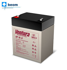 Аккумуляторная батарея VENTURA GP 12-5 ( 12В 5Ач | размеры 90мм 70мм 107мм | вес 1.65кг )