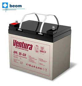 Аккумуляторная батарея VENTURA GPL 12-33 (12В 33Ач | размеры 195мм 130мм 167мм | вес 10кг )