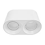 Светильник потолочный (белый/черный) под две лампы GU10, фото 2