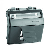 Адаптер для информационных разъемов R&M, черный, 2мод. (77612N)