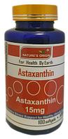 Natures Origin Astaxanthin ( Астаксантин ) для нормализации давления, 100 кап