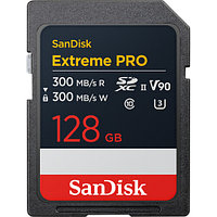 Карта памяти SanDisk 128 Gb Extreme PRO UHS-II SDXC 300 Mb/s