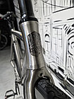 Серебристый Велосипед "TSUNAMI" SNM100. FIX + Singlespeed 2 в 1. Фикс. Сингл. ТСУНАМИ. Цунами. Silver. Рама S., фото 5