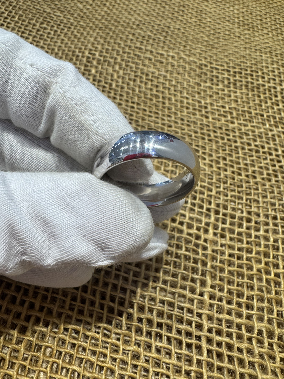 Обручальное кольцо / 16,5  размер / 7 мм ( пр. Абая 141 ), фото 1