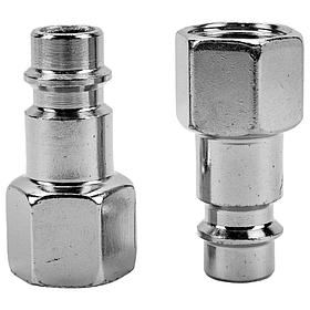 Ниппель универсальный быстросъемный (папа) STELS 1/4" 2шт. 57054