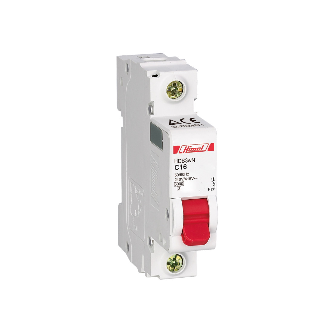 Автоматический выключатель Himel HDB3w 1Р 25А С 4 5кА HDB3WL1C25, фото 1