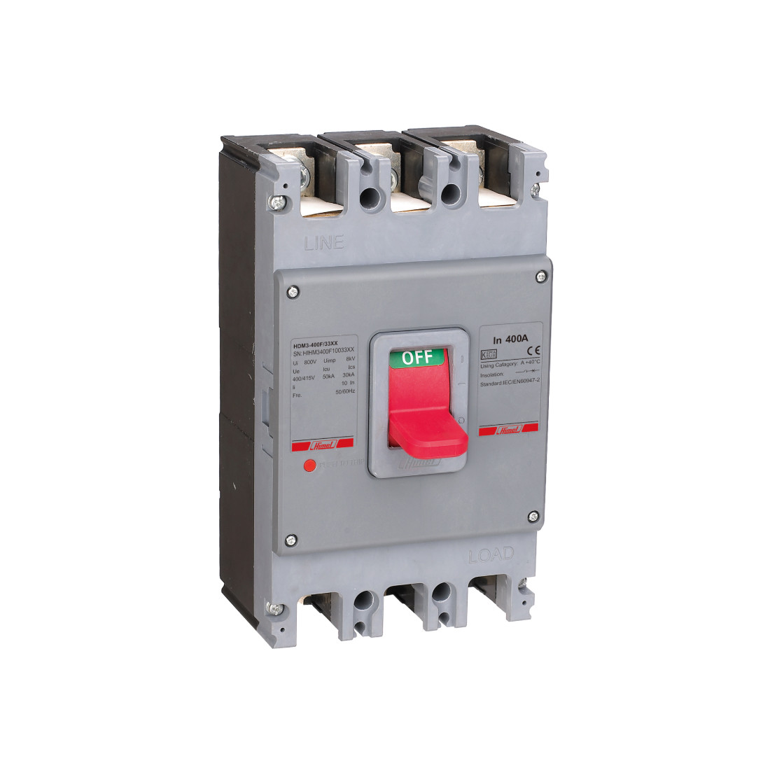 Автоматический выключатель Himel HDM3 400S/3P 400A HDM3400S40033XX, фото 1
