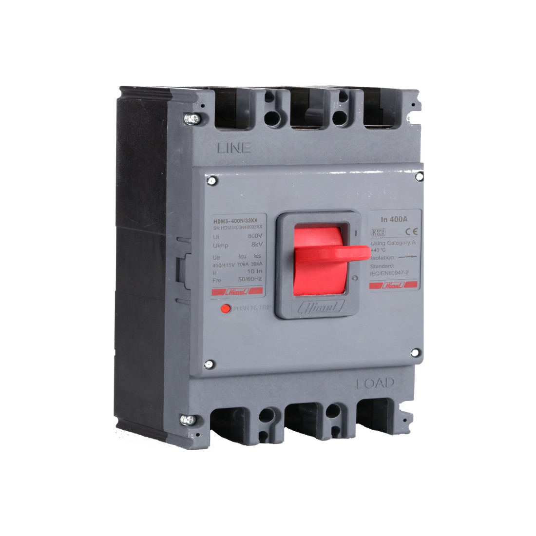 Автоматический выключатель Himel HDM3 63S/3P 40A HDM363S4033XX, фото 1