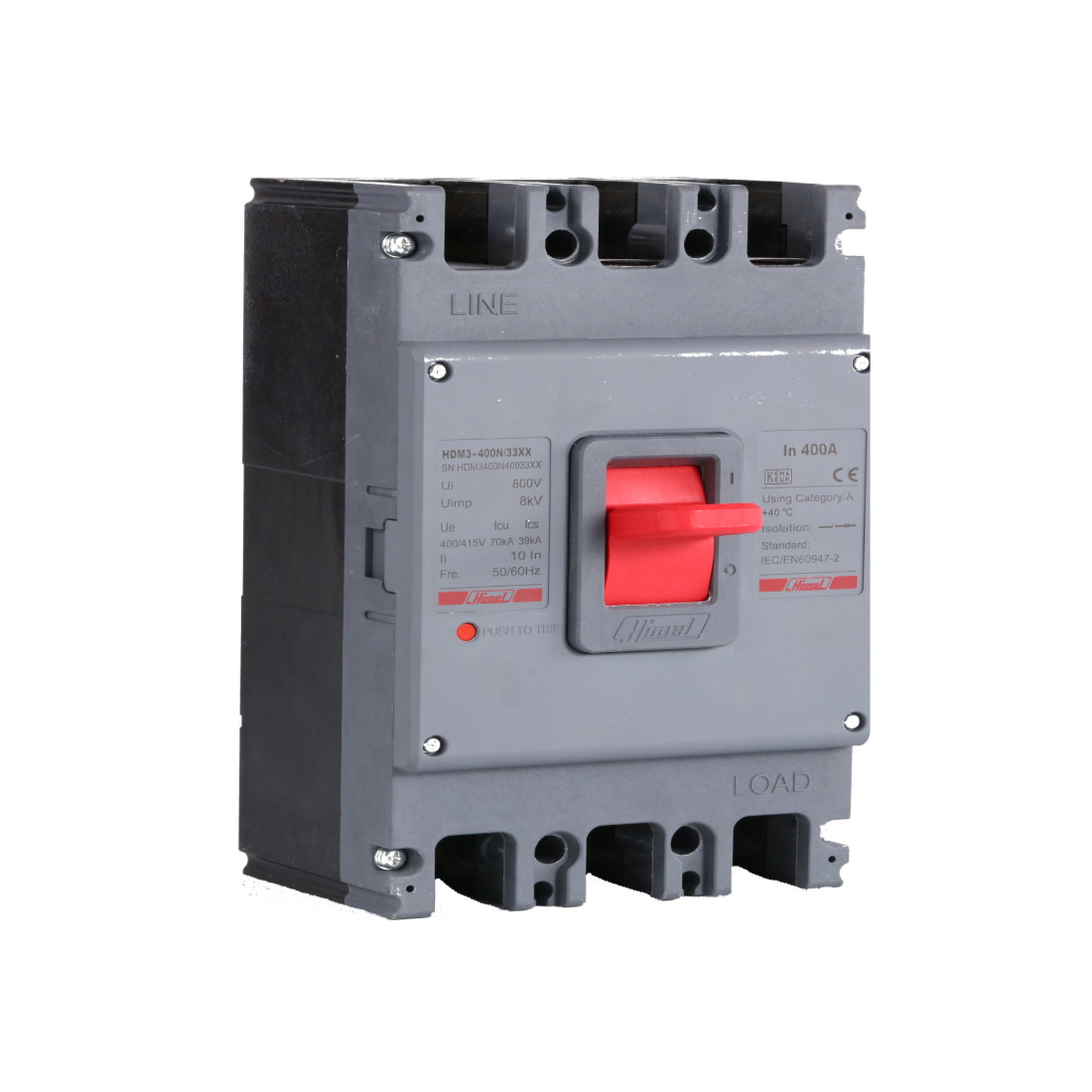 Автоматический выключатель Himel HDM3 63S/3P 50A HDM363S5033XX, фото 1