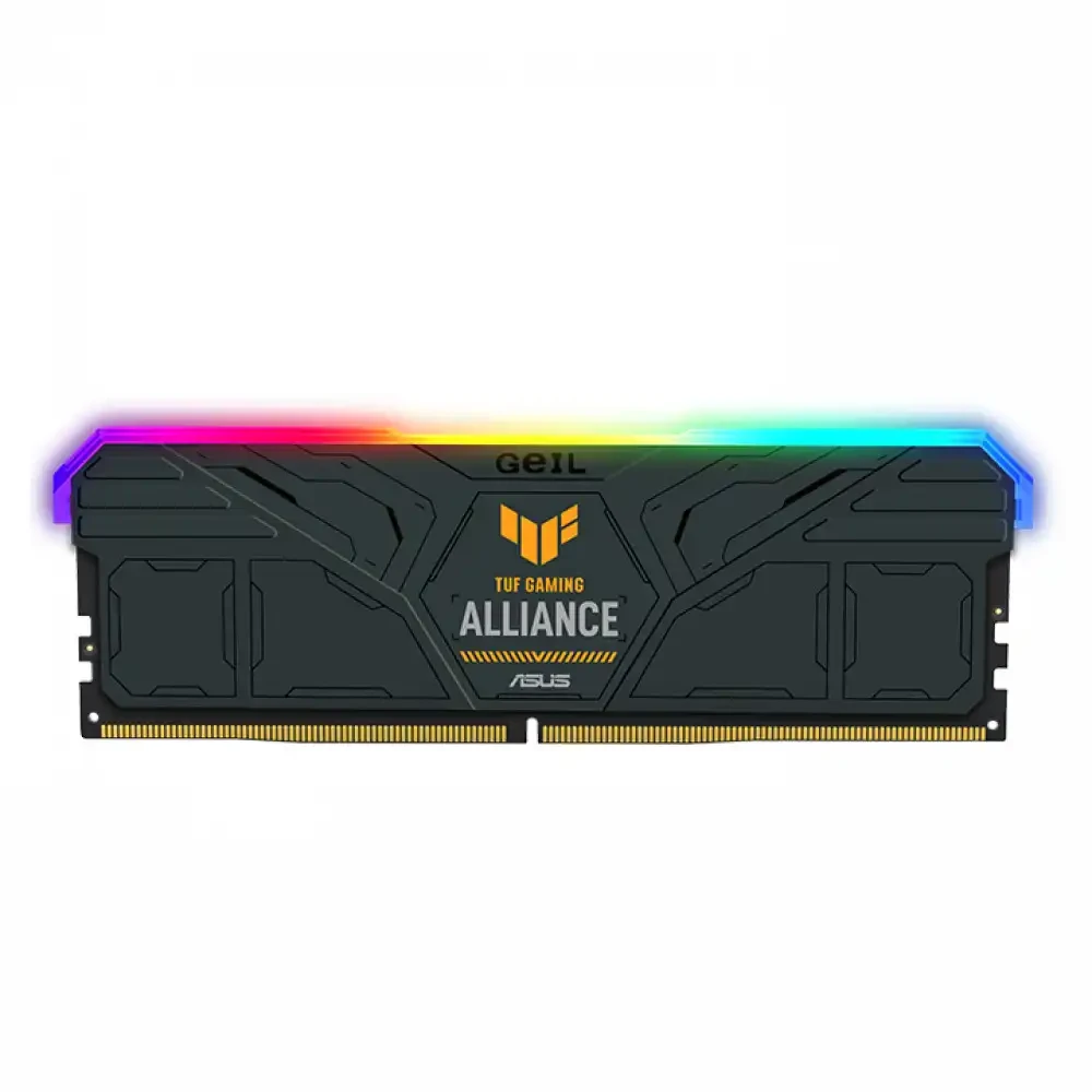 Оперативная память 32GB Kit (2x16GB) GEIL GEMINI RGB TUF 6000Mhz DDR5 CL38 GMST532GB6000C38ADC Black, фото 1