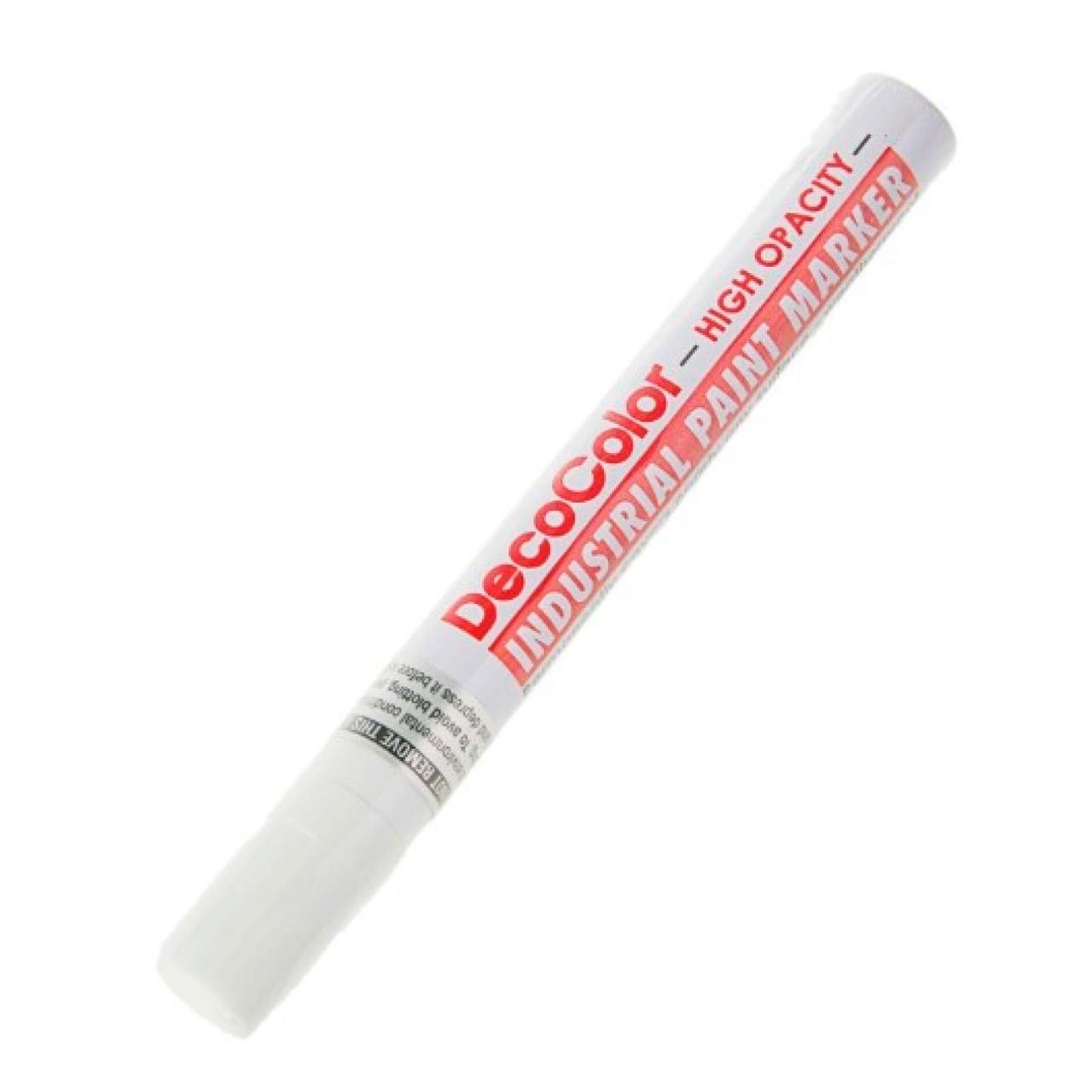 Маркер MARVY UCHIDA MAR728/0 для промышленной графики 2-5мм белый (по металлу, бетону и камню), фото 1