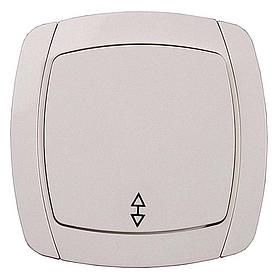 Выключатель одноклавишный СВЕТОЗАР 10А/250В SV-54237-B