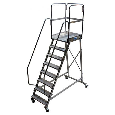Передвижные лестницы с платформой
