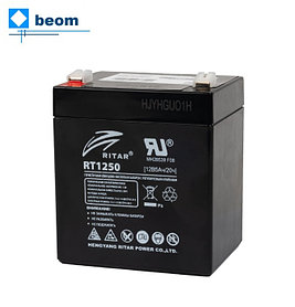Аккумуляторная батарея Ritar RT1250 ( 12В 5Ач | размеры ШхГхВ 90х70х101 мм | вес 1.4кг | Тип клемм F2 )