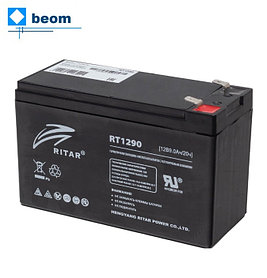 Аккумуляторная батарея Ritar RT1290 ( 12В 9Ач | размеры ШхГхВ 151х65х100 мм | вес 2.55кг | Тип клемм F2 )