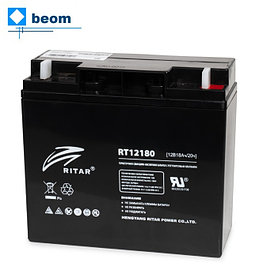 Аккумуляторная батарея Ritar RT12180 ( 12В 18Ач | размеры ШхГхВ 180х77х167 мм | вес 4,85 кг | Тип клемм T3 )