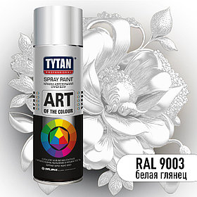 Аэрозольная краска TYTAN "PROFESSIONAL" белая глянцевая 400мл IKZ0000092