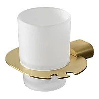 Стакан с держателем Gappo G30906-3 Золотой Сатин