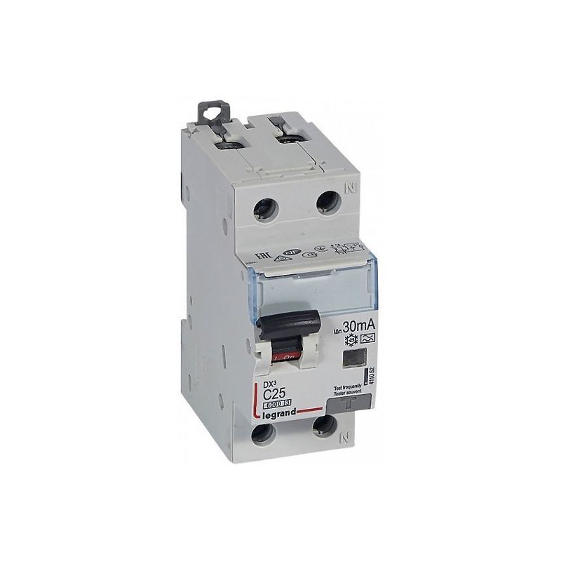 419401 УЗО АВДТ RX3 (1П+Н) 25А (30мA-AC) Legrand (1)