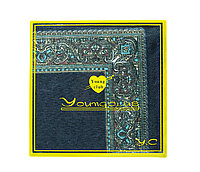 Платок носовой в упаковке (синий с голубым узором), 12 см