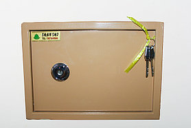 Встраиваемый сейф, бежевый, 35 см