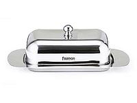 7402 FISSMAN Маслёнка со стальной крышкой 18х12х7 см (нерж.сталь)