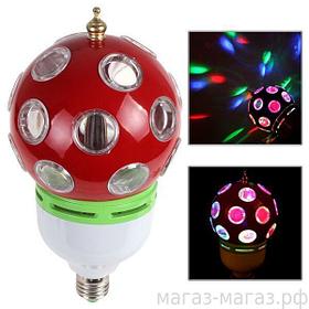 Цветомузыкальная диско-лампа Е27, 40 см