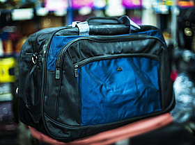 Большая спортивная дорожная сумка "ADIDAS", 58х24х36см, (черная)