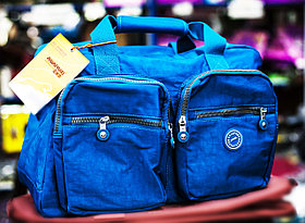 Дорожная сумка "Asiapard", 42х24х30см (голубая)