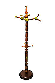 Вешалка-стойка (напольная), дерево, 185 см