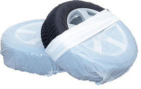 Полиэтиленовые пакеты для хранения шин 4 шт.