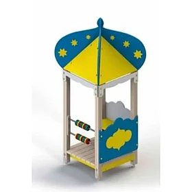 Домик-беседка «Восточная сказка» с средним шатровым куполом УСН 8601-0106-0110