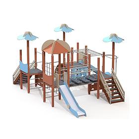 Детский игровой комплекс (7,635 м х 7,000 м х 3,080 м) УСН 8601-0113-0122