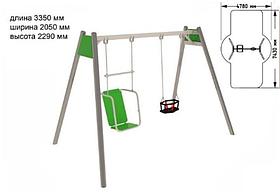 Качели подвесные, двойные «Для детей с ОВ»
