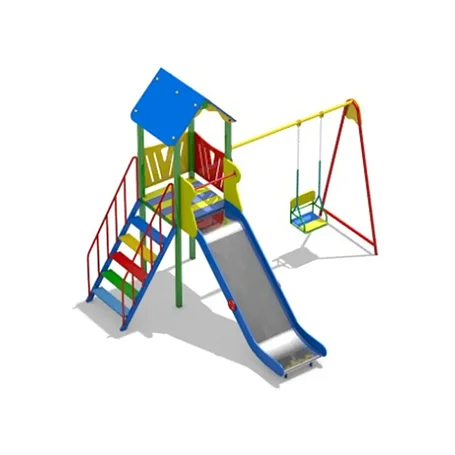 Игровые комплексы на металлическом каркасе