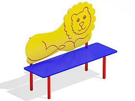 Детская лавочка «Львенок» МАФ 1704 от производителя