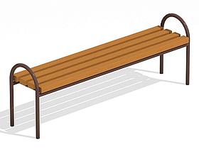 Лавочка парковая МАФ 1603 от производителя