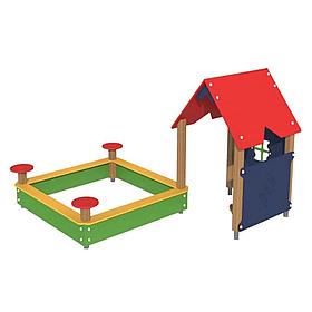Игровой модуль «Песочница Домик» УСН 8601-0109-0306