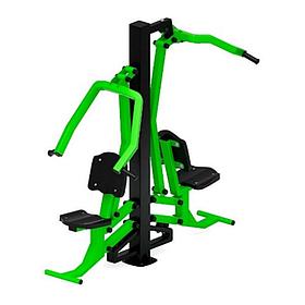 Уличный тренажер «Тяга верхняя + Жим от груди» УТД 009/5 от производителя