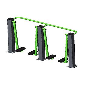 Уличный тренажер «Ходьба в пространстве» двойной УТД 004 от производителя