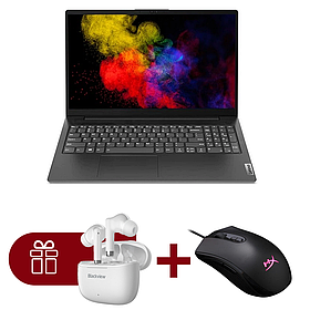 Ноутбук Lenovo V15 G2 ALC(82KD0033RU) + Мышь для игрHyperX Pulsefire Core HX-MC004B (4P4F8AA) +Науш AirBuds 4