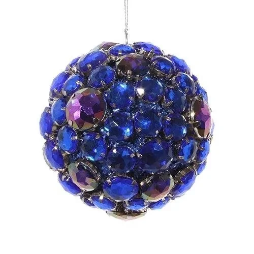 Шар синий из страз d9см SH46409, фото 1