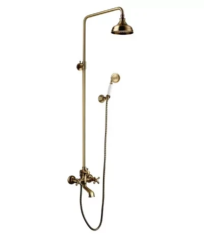 Смеситель для ванны с верхней душевой лейкой Lemark Винтаж LM2862B, "Тропический дождь" (к/к 4), фото 1