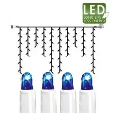 Гирлянда голубая допол Дождь 2x1м бел кабель100 диодов L 466-39, фото 1