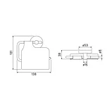 Бумагодержатель IDDIS Sena SENSSC0i43 с крышкой, фото 3