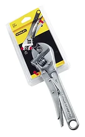 0-85-610 STANLEY КЛЮЧ ГАЕЧНЫЙ РАЗВОДНОЙ С ФИКСАТОРОМ 200ММ