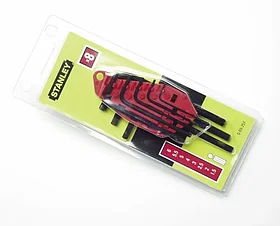 0-69-251 STANLEY КОМПЛЕКТ ИЗ 8-МИ ТОРЦЕВЫХ ШЕСТИГРАННЫХ КЛЮЧЕЙ 1,5->6MM