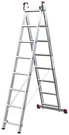 Универсальная двухсекционная лестница KRAUSE CORDA 2х11