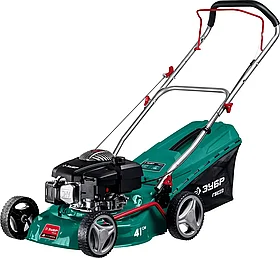 Газонокосилка бензиновая, ЗУБР 2.6 кВт, 3.5 л.с., 410 мм, серия "Мастер" (ГБ-410)